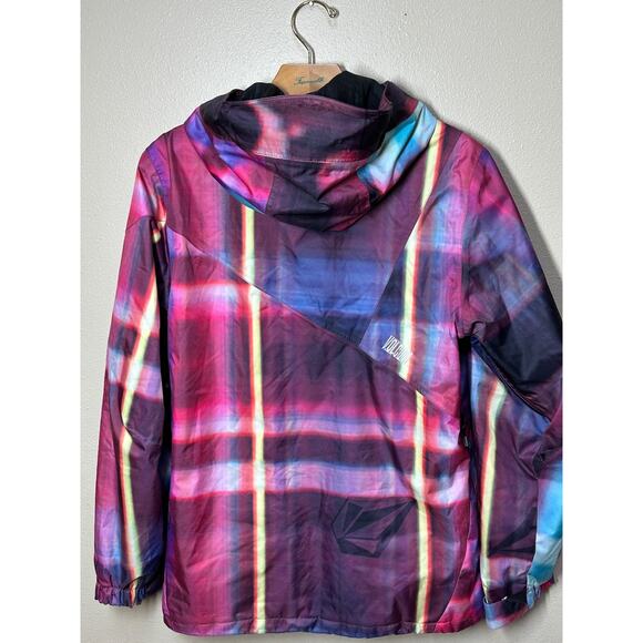 Volcom ZEEZ Plaid Jacket Women’s S Waterproof Snowboard Ski Streetwear - Picture 2 of 13